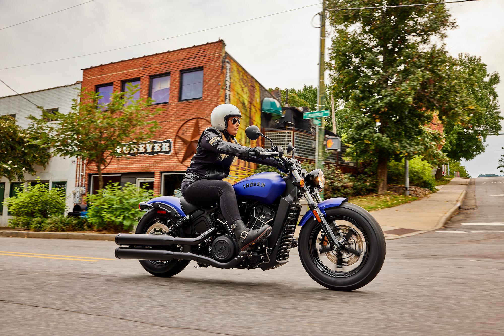 Indian's Scout Bobber. Media sourced from Indian. 