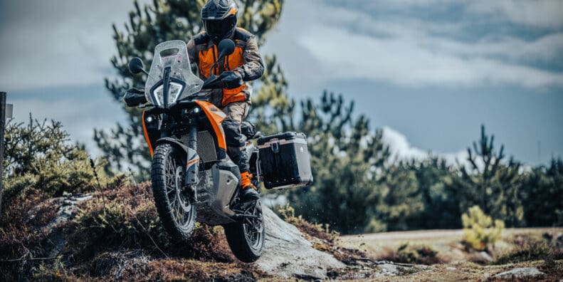 KTM's all-new 2023 890 Adventure. Media sourced from KTM's press release.