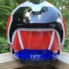 Rear of 6D ATS-1R helmet