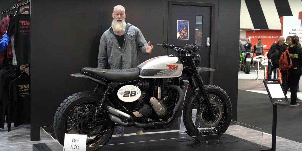 BSA's concept, revealed at 2022's Motorcycle Live. Media sourced from Team BHP.