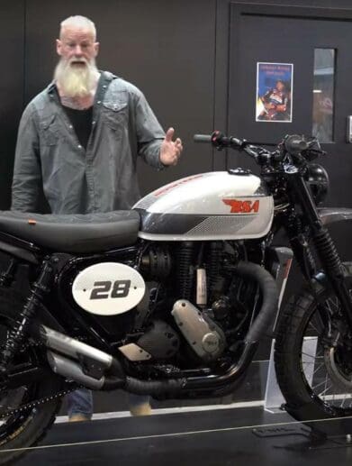 BSA's concept, revealed at 2022's Motorcycle Live. Media sourced from Team BHP.