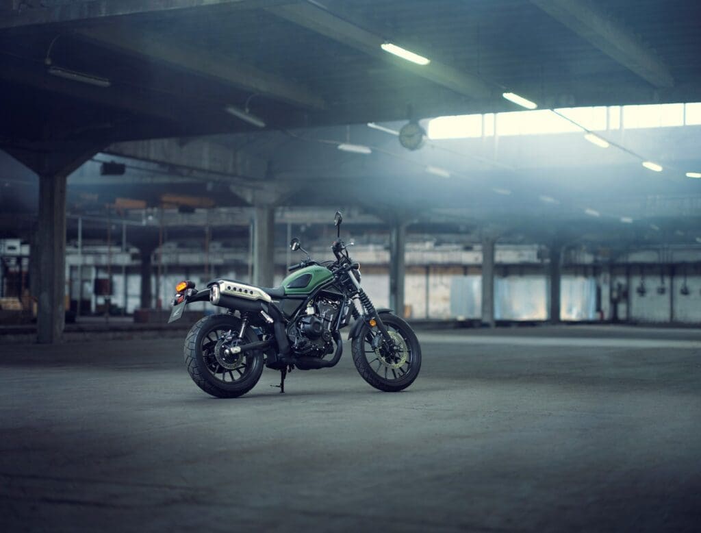 Honda's all-new scrambler, the 2023 CL500. Media sourced from Honda's recent press release.