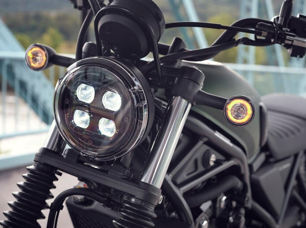 Honda's all-new scrambler, the 2023 CL500. Media sourced from Honda's recent press release.