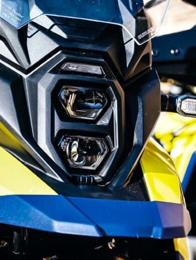 Suzuki's all-new V-Strom 800DE. Media sourced from Suzuki.