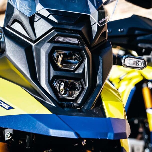 Suzuki's all-new V-Strom 800DE. Media sourced from Suzuki.