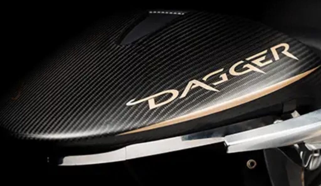 Brough Superior's new machine, the Dagger - a roadster with a titanium frame, premium components and serious style. Media sourced from Brough Superior.