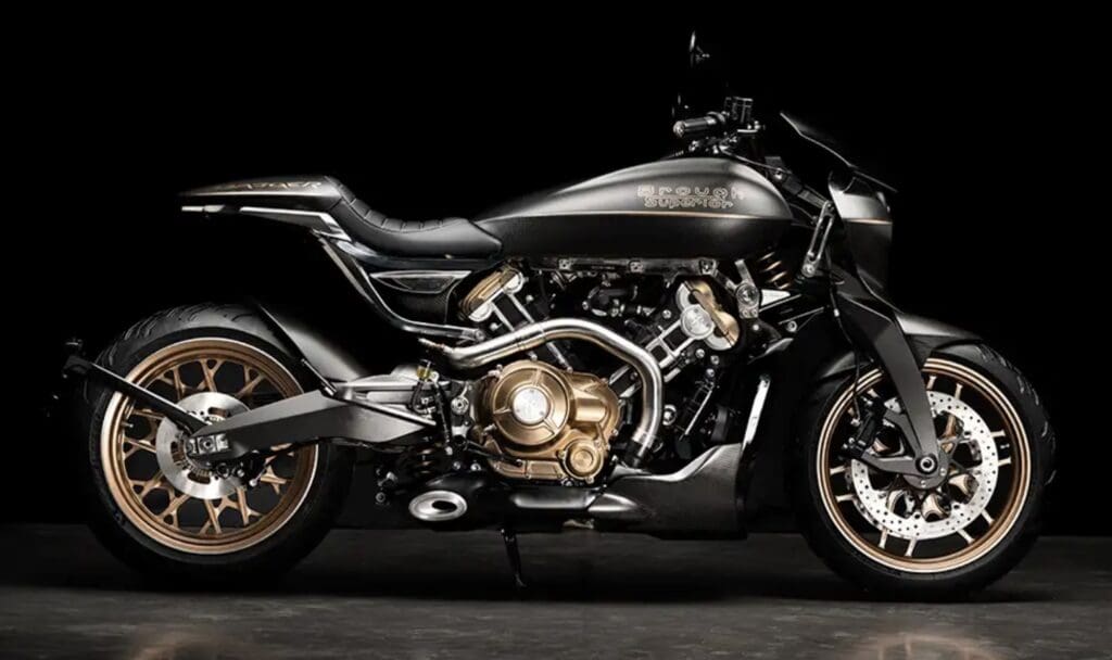 Brough Superior's new machine, the Dagger - a roadster with a titanium frame, premium components and serious style. Media sourced from Brough Superior.