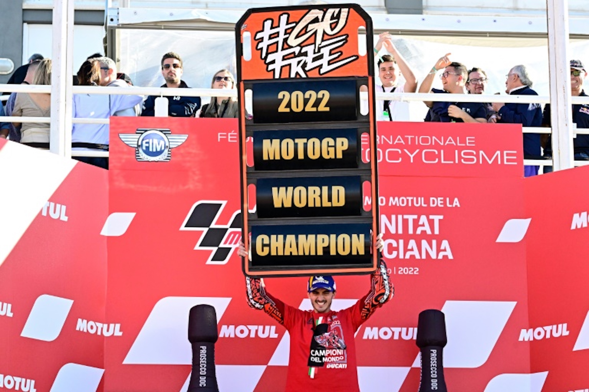 Ducati's the World Champion, winning a trifecta of crowns for Bologna! Media sourced from Ducati's Media House.