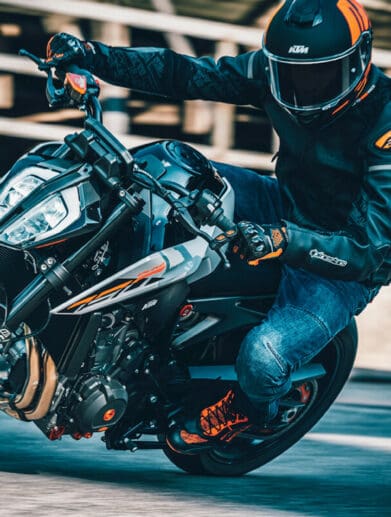 the 2023 KTM 790 Duke, which is back for the new season! Media sourced from KTM's press release.
