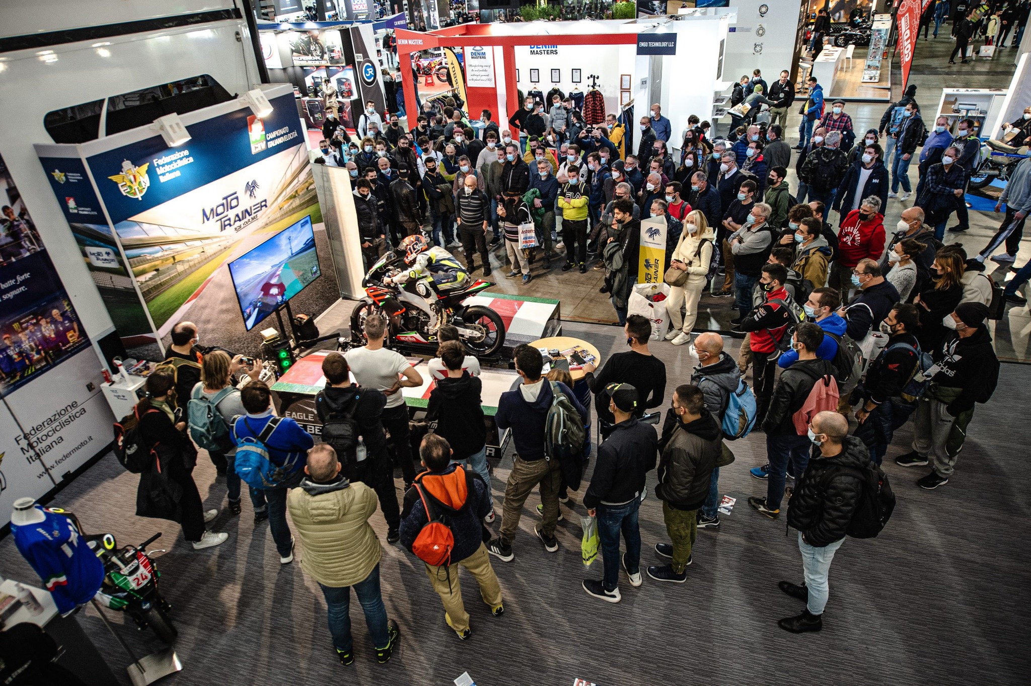 The crowds present at 2022 EICMA; a 38% increase from the year before. Media sourced from Federmoto.