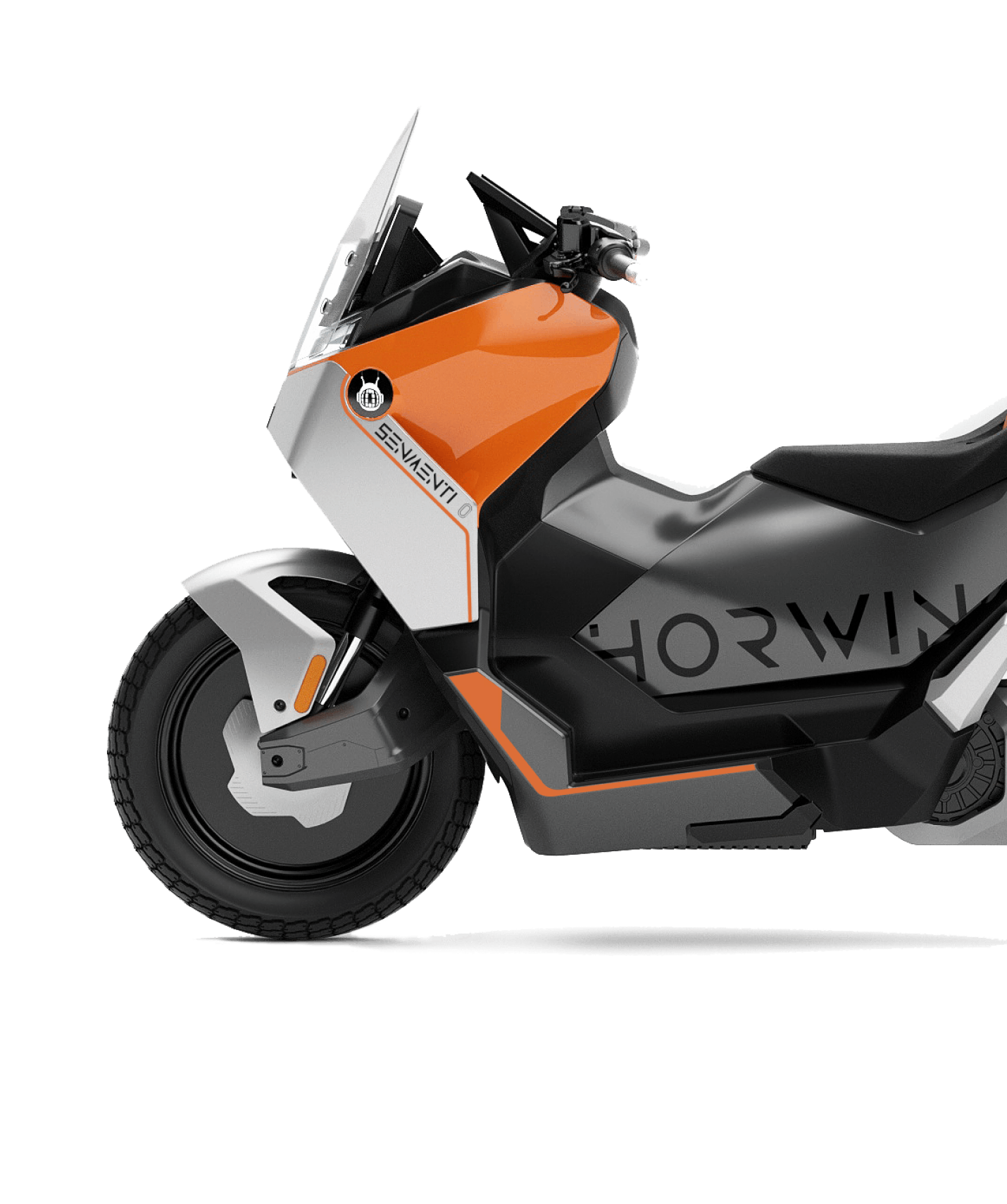 The HORWIN SENMENTI 0, an electric motorcycle that's showing off some impressive power specs. Media sourced from HORWIN's website.