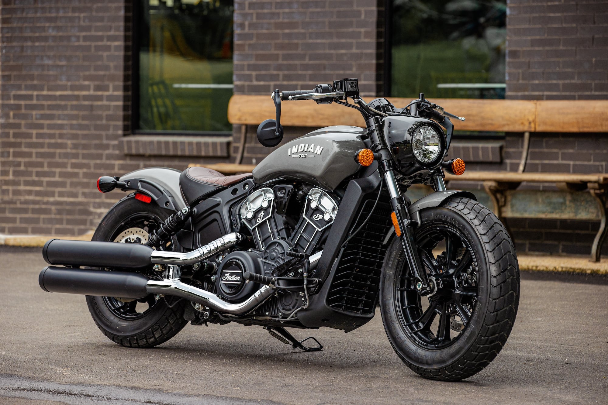 The 2022 Indian Scout Bobber. Media sourced from TeamMoto.