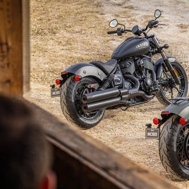 Indian's Chief Bobber Dark Horse. Media sourced from Indian Motorcycles.