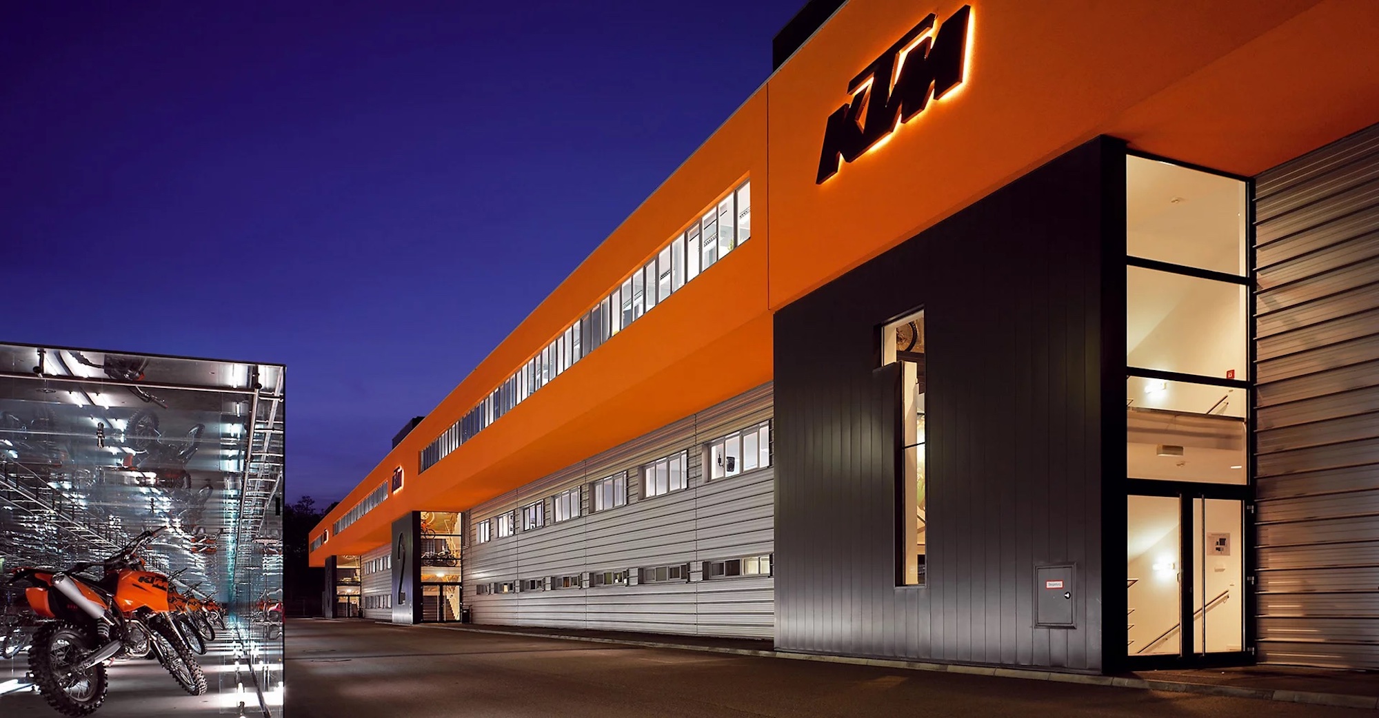 KTM AG's headquarters. Media sourced from KTM AG.
