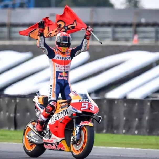 Marc Marquez in his natural habitat. Media sourced from Der Spiegel.