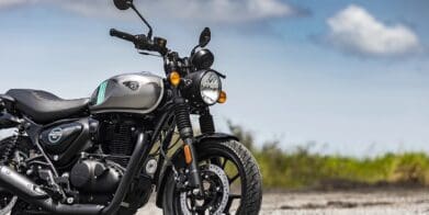 Royal Enfield's Hunter 350. Media sourced from BikeWale.