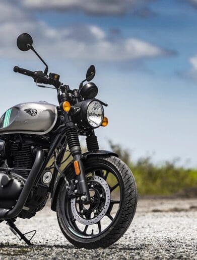 Royal Enfield's Hunter 350. Media sourced from BikeWale.