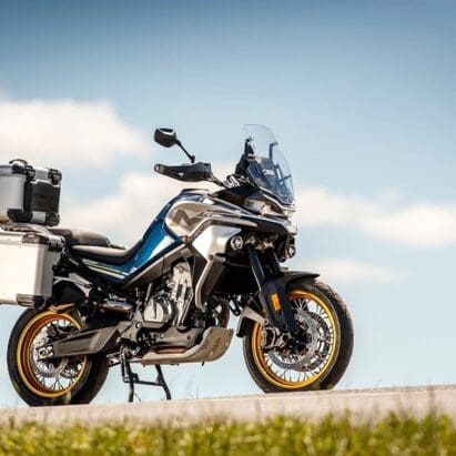 The CFMoto 800MT Touring. Media sourced from MCN.
