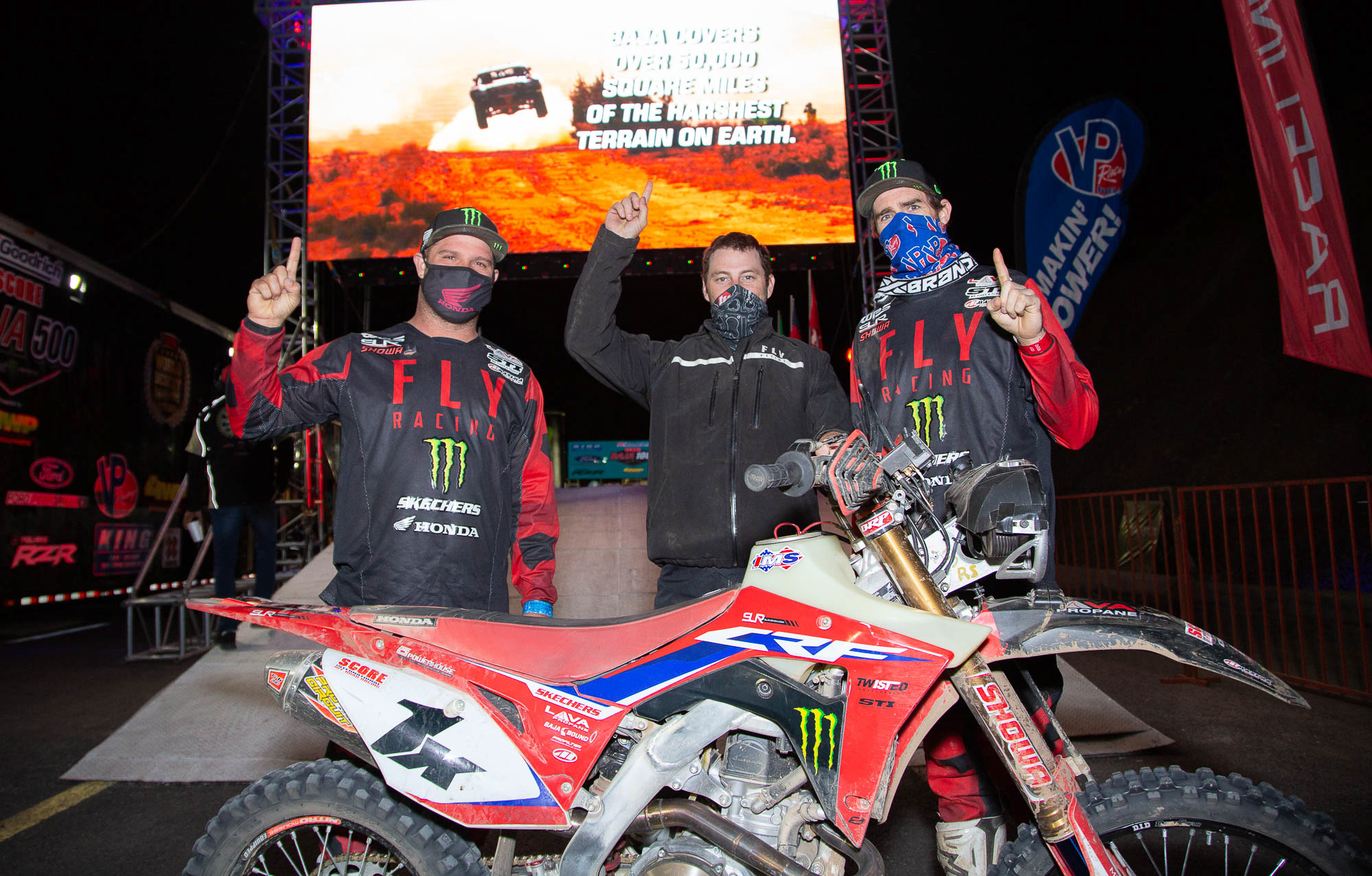 SLR Honda, the winners of Baja 1000! Media sourced from SLR Honda.