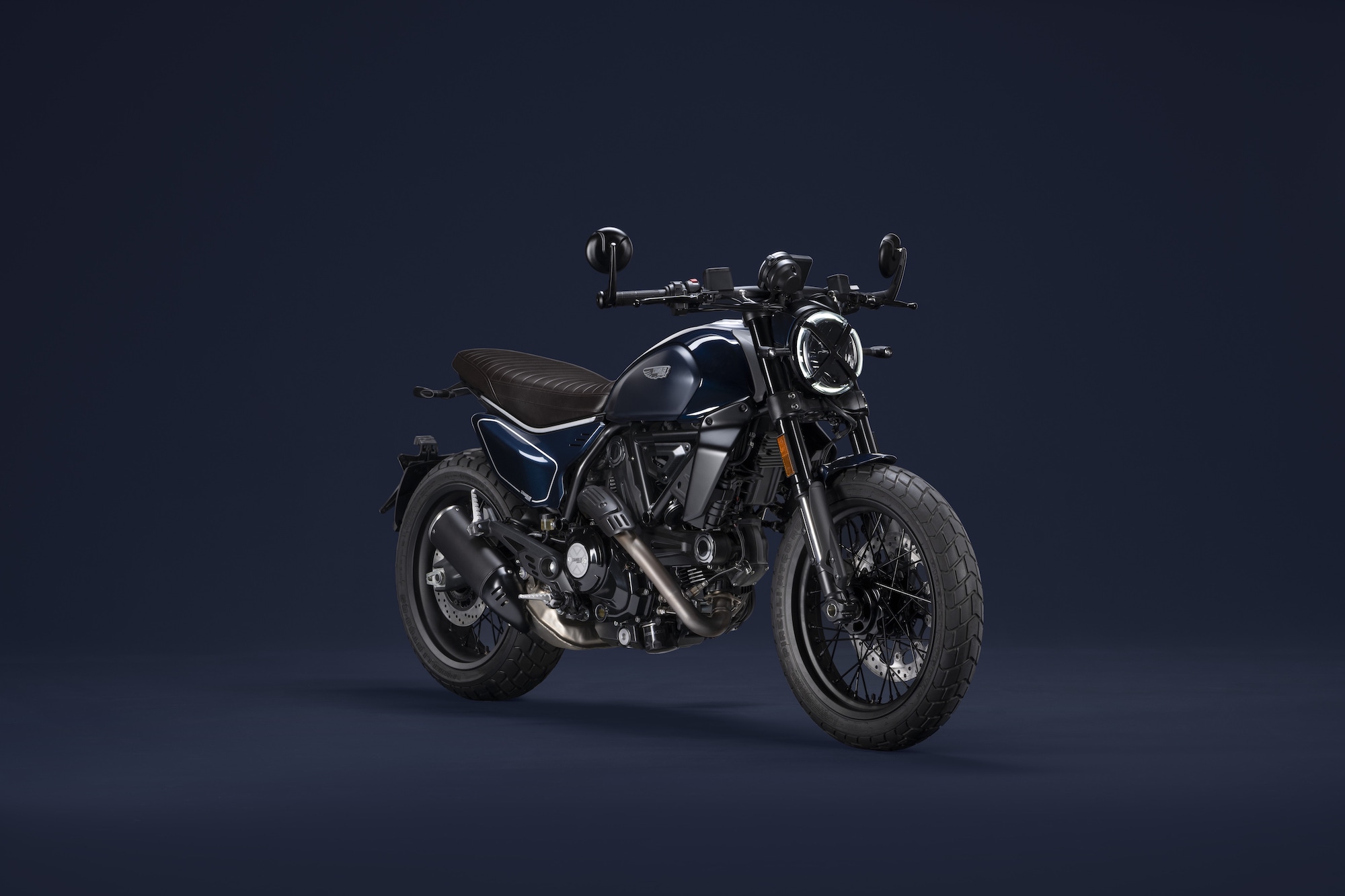 Ducati's new Scrambler range, including the Scrambler Icon, the Scrambler Full Throttle, and the Scrambler Night Shift. Media sourced from Ducati's press release.