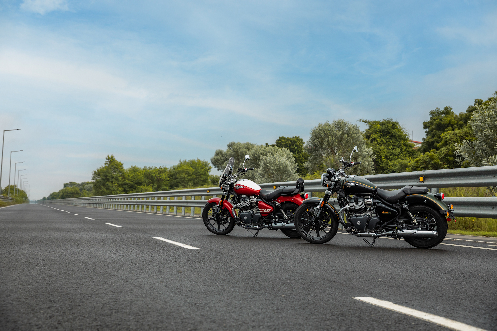 Royal Enfield's brand new Super Meteor 650. Media sourced from Royal Enfield.