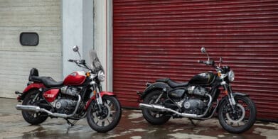 Royal Enfield's new middleweight cruiser, the Super Meteor 650 / Tourer. Media sourced from Royal Enfield's press release.