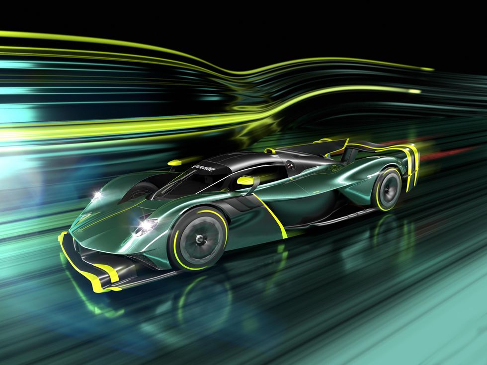 Aston Martin's Valkyrie AMR Pro. Media sourced from Aston Martin.