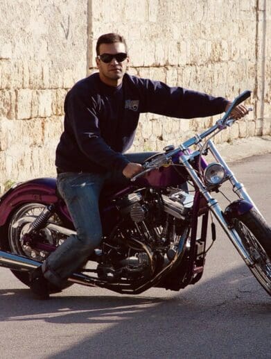 Harley's 1986 Evo Sportster. Media sourced from Flickr.