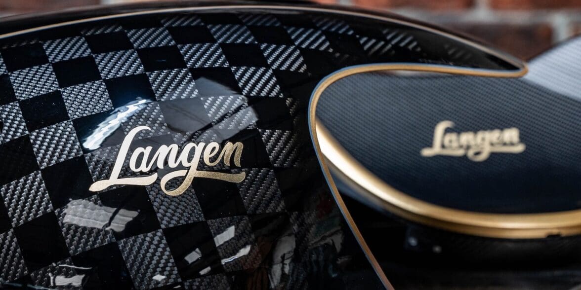 A view of the upcoming Two-Stroke fleet from Lange, which will be shown off tomorrow at Motorcycle Live. Media sourced from Langen's Facebook page.