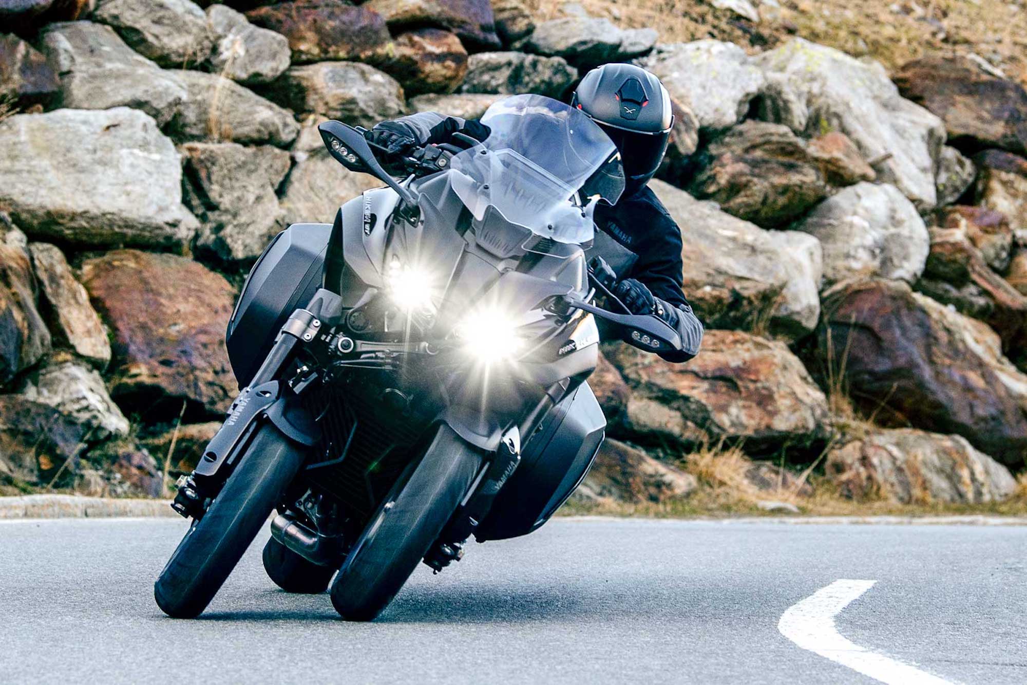 Yamaha’s updated Niken GT, which comes with an updated engine, as well as elevated functions, updated seat/frame, new electronics, and a bit of shed weight - all just in time for 2023. Media sourced from NewsBytes.