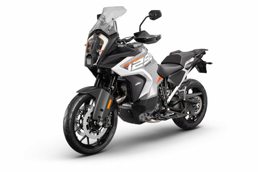 KTM's 2023 1290 Super Adventure S. Media sourced from KTM.