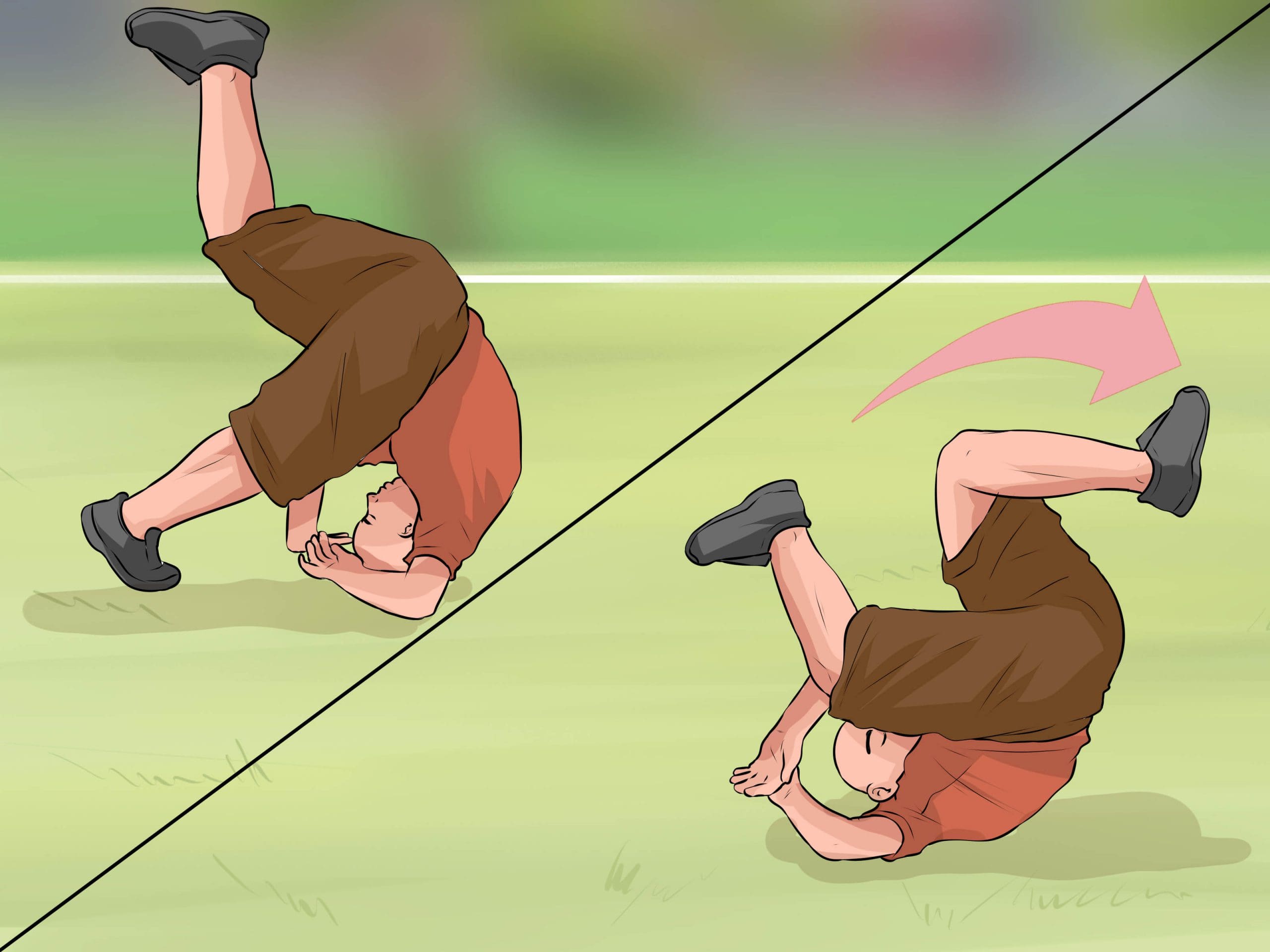 How to fall safely