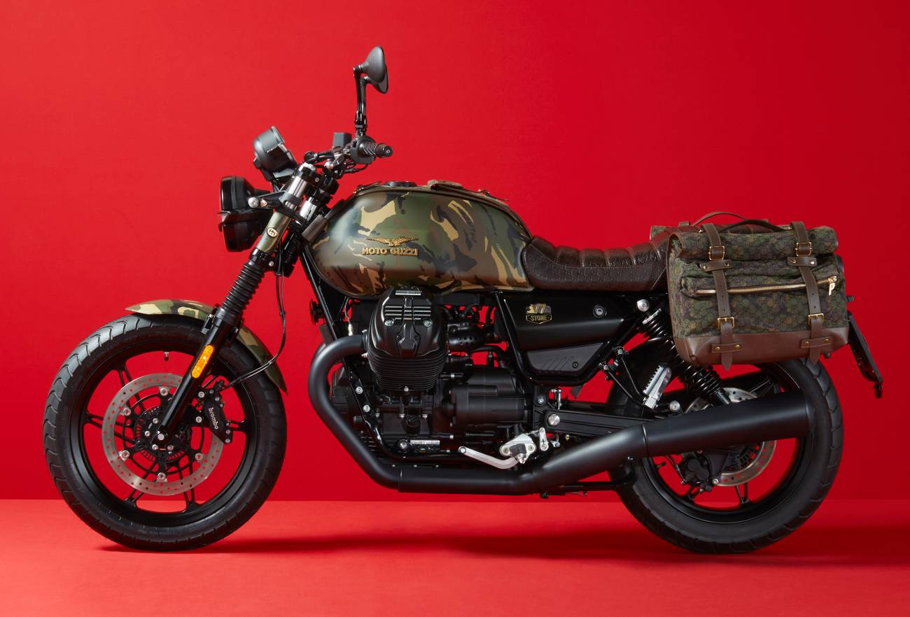 Moto Guzzi Joins The Gucci x Palace Collaboration With A Limited-Edition V7  Motorcycle