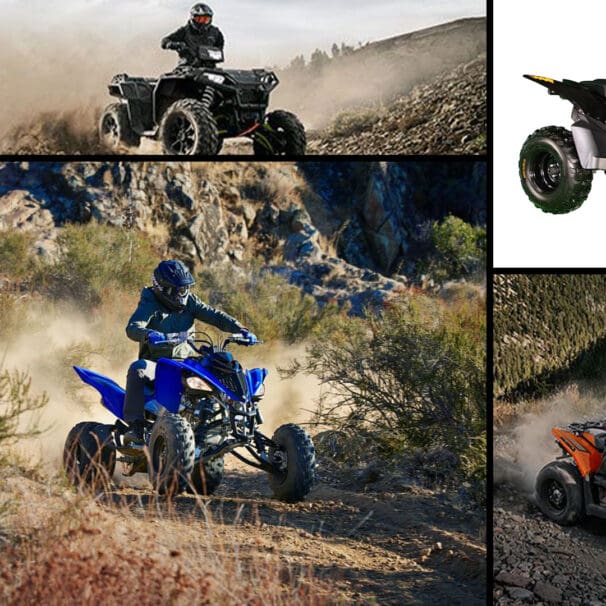 Collage of fastest ATVs