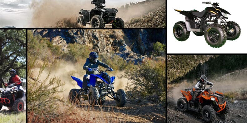 Collage of fastest ATVs