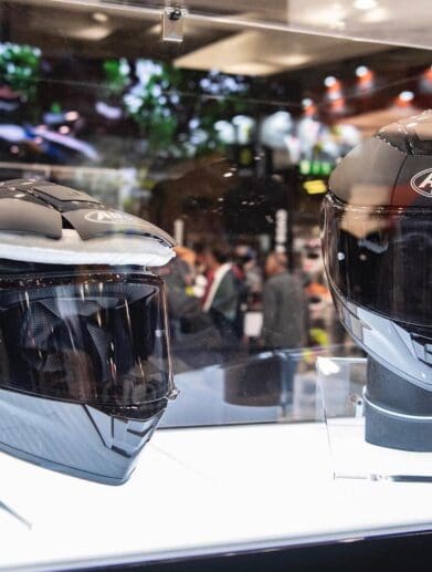 Air's new airbag helmet prototype. Media sourced from the Airoh Facebook page.