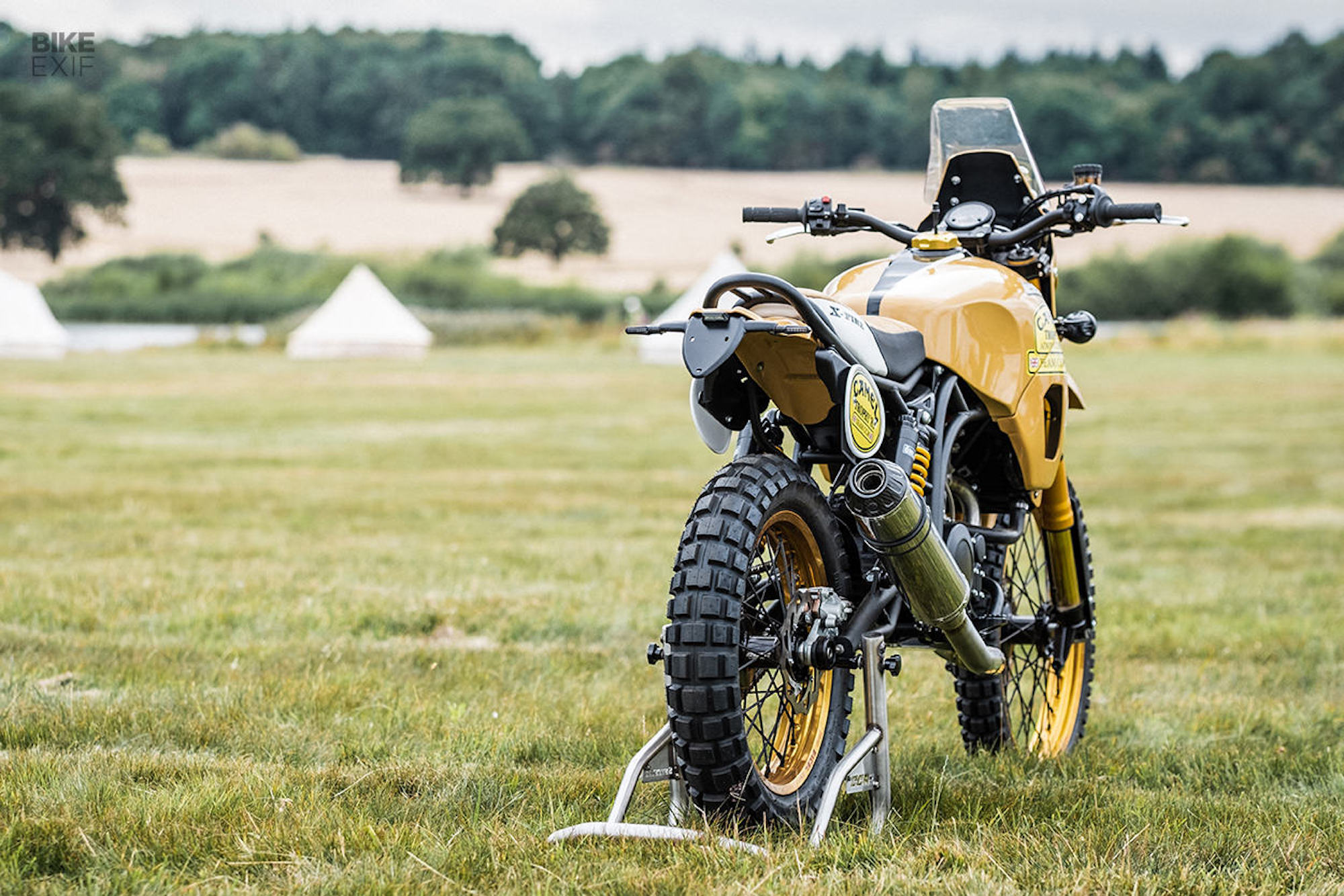 A CCM bike with a job courtesy of BikeEXIF.