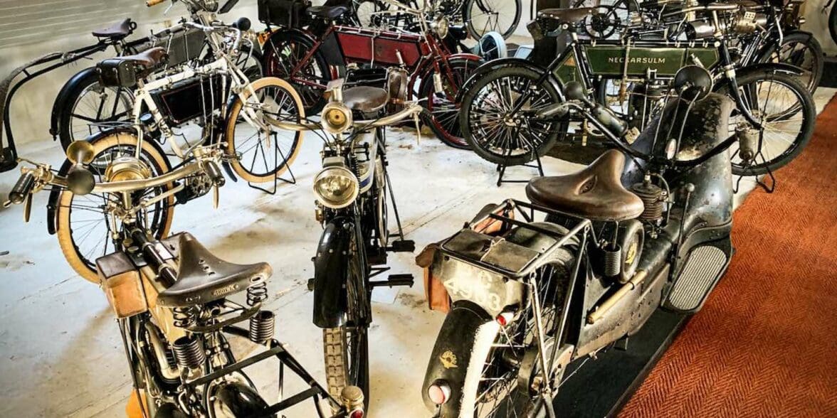 Bonhams' Collection of Important Pioneer and Collectors’ Motorcycles and Motor Cars. Media sourced from Bonhams' recent press release.