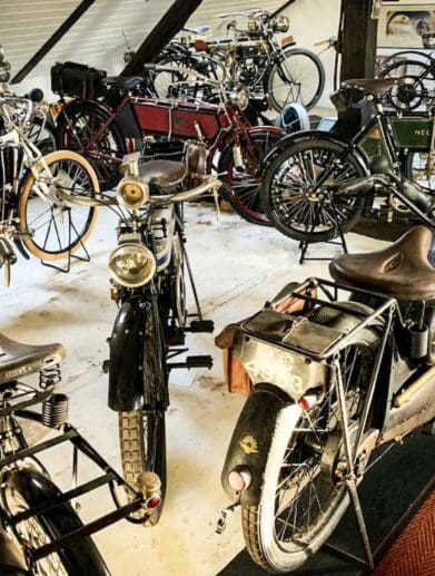 Bonhams' Collection of Important Pioneer and Collectors’ Motorcycles and Motor Cars. Media sourced from Bonhams' recent press release.
