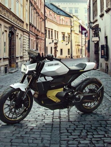 Can'Am's electric lineup, to be debuted for 2024. Media sourced from Saffy Sprocket.