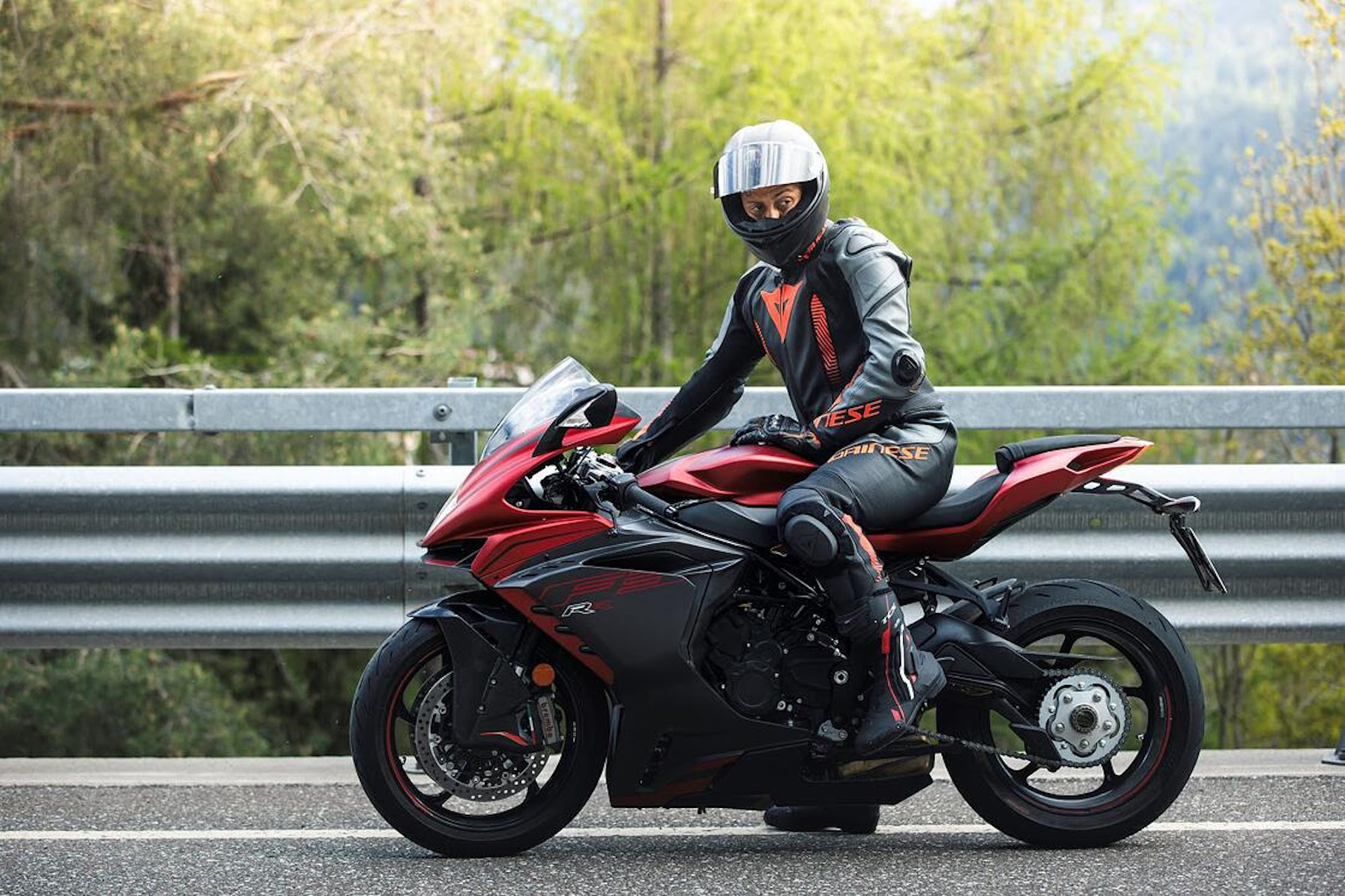 A view of a rider enjoying Dainese gear. Media sourced from Dainese. 