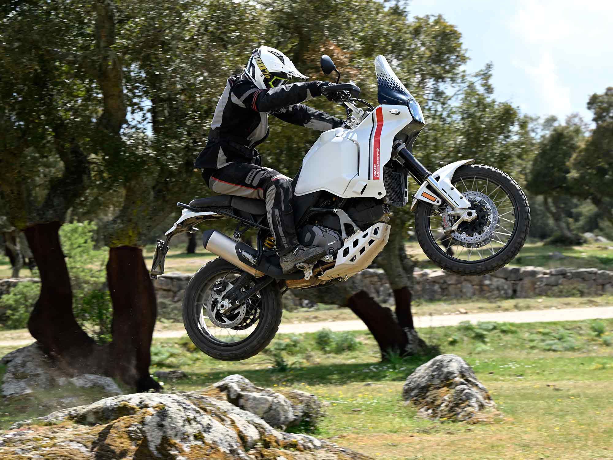 Ducati's DesertX. Media sourced from CycleWorld.