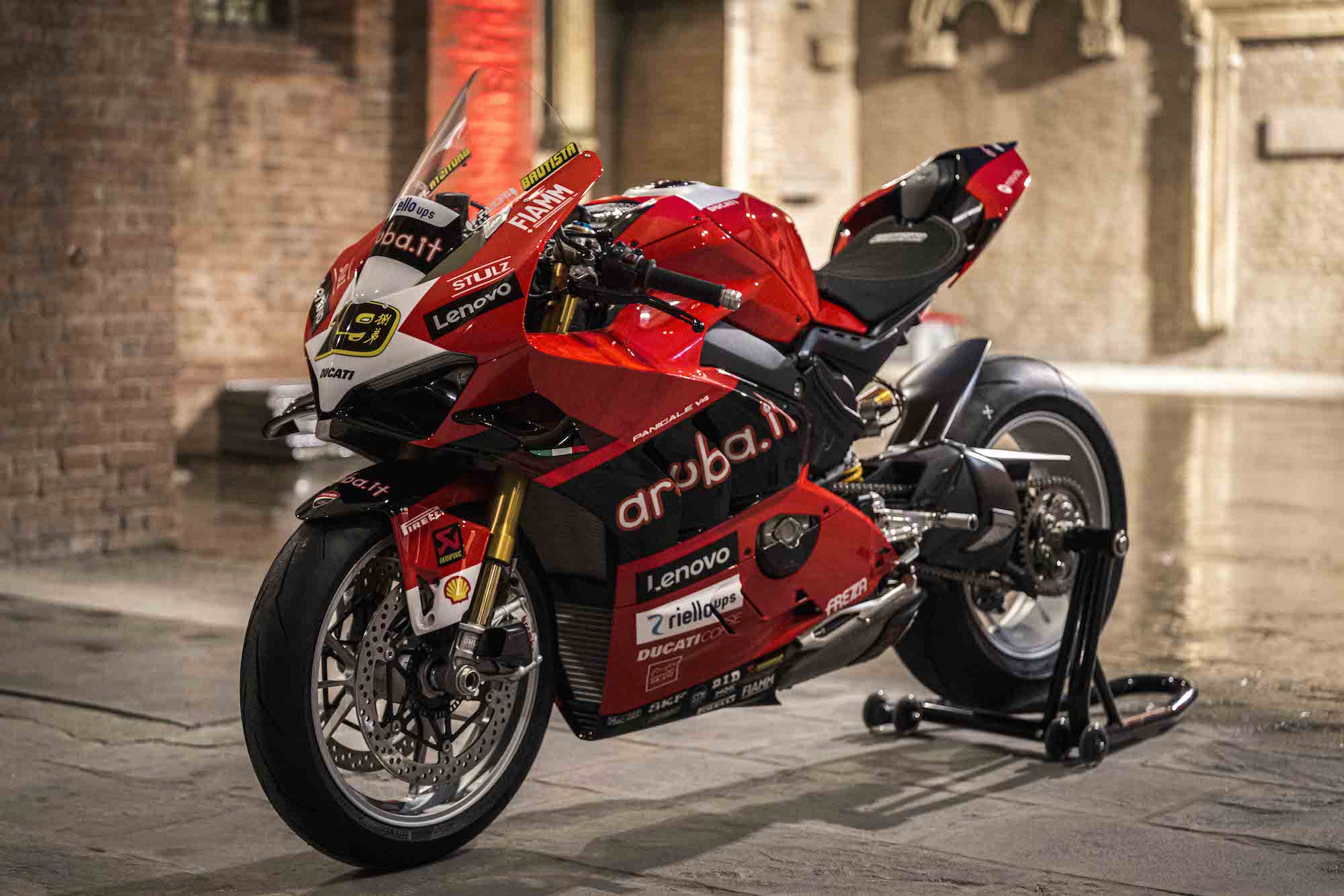 The all-new Panigale V4 Bautista 2022 World Champion Replica. Media sourced from Ducati.