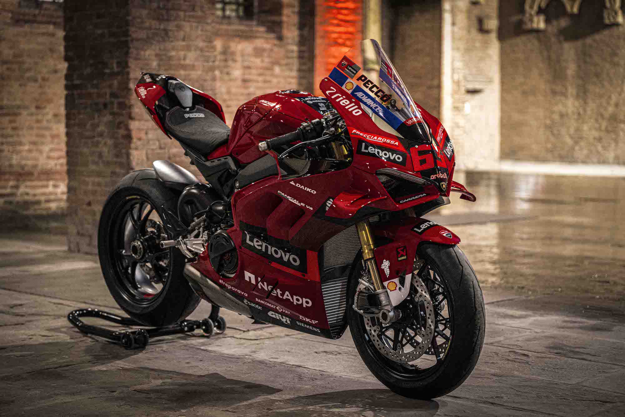 The all-new The Panigale V4 Bagnaia 2022 World Champion Replica. Media sourced from Ducati's relevant press release.