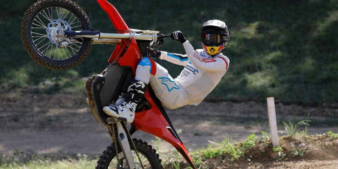 Stark Future's electric bike, the VARG. Media sourced from La Moto.