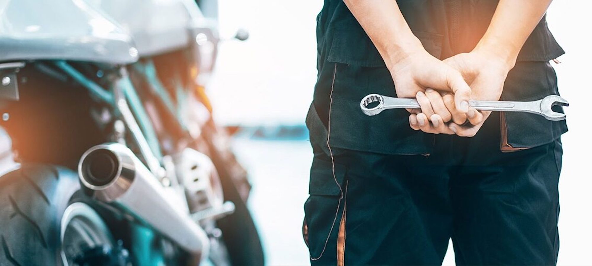 A wrench that is either about to be applied to a bike or has just been put on a bike before.  Media taken from FEMA.