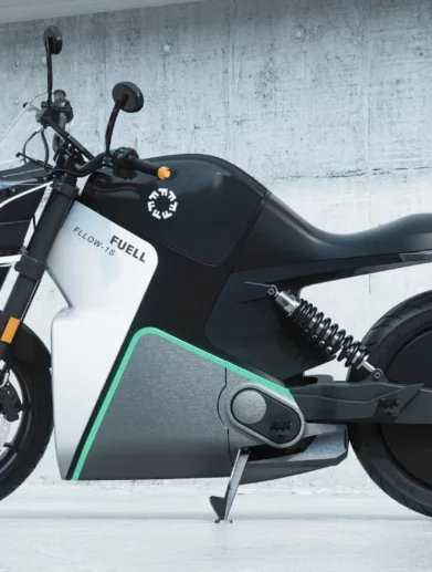Electric motorcycle brand FUELL, and their new incubating machine, the FLLOW. Media sourced from FUELL.