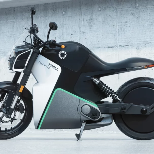 Electric motorcycle brand FUELL, and their new incubating machine, the FLLOW. Media sourced from FUELL.