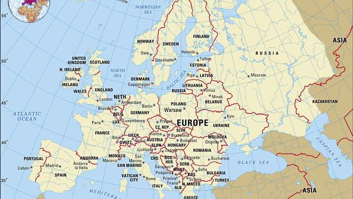 A map of Europe