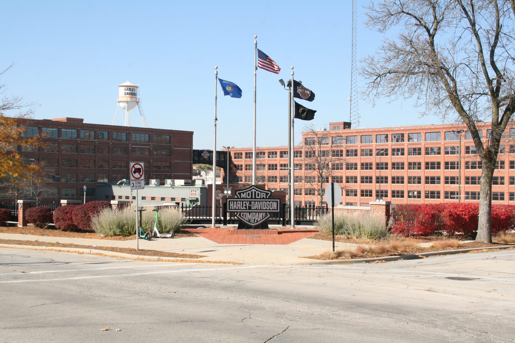 A view of Harley's corporate Headquarters. Media sourced from Urban Milwaukee.